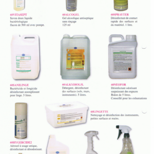 produits désinfectants et désodorisants